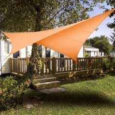 Lona parasol impermeable cuadrada - terracota